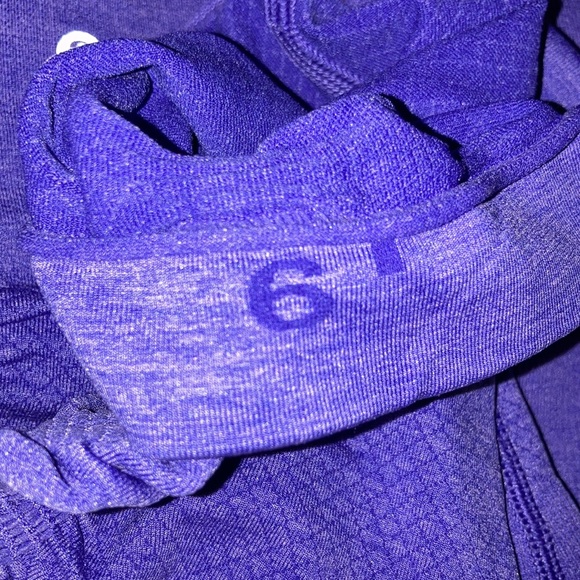 LULULEMON In The Flow II Crop Purple Leggings 6 - Picture 6 of 12